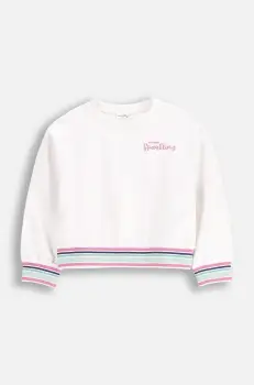 Coccodrillo bluza copii culoarea alb, cu imprimeu, COSMIC GIRL KIDS imagine