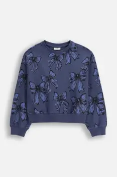 Coccodrillo bluza copii culoarea bleumarin, cu model, FABOLOUS GIRL JUNIOR imagine