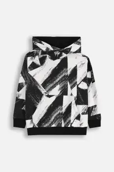 Coccodrillo bluza copii culoarea negru, cu gluga, cu model, X-RAY VISION BOY JUNIOR imagine