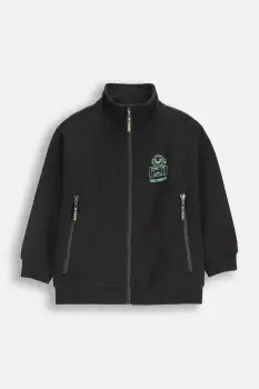 Coccodrillo bluza copii culoarea negru, cu imprimeu, X-RAY VISION BOY KIDS imagine