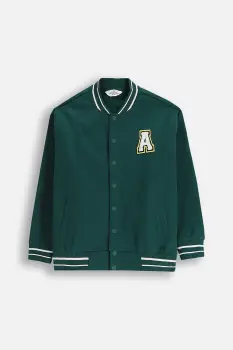 Coccodrillo bluza copii culoarea verde, cu imprimeu, ACADEMY BOY JUNIOR imagine