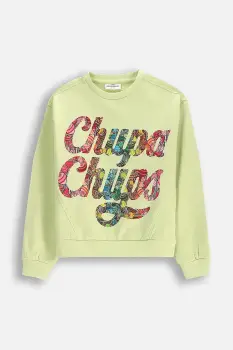 Coccodrillo bluza copii culoarea verde, cu imprimeu, LICENCE GIRL imagine