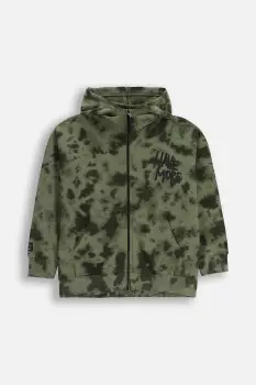 Coccodrillo bluza culoarea verde, cu gluga, SPORTS BOY JUNIOR imagine