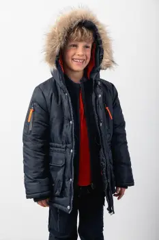Coccodrillo geaca copii culoarea bleumarin, OUTERWEAR BOY KIDS imagine