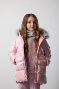 Coccodrillo geaca copii culoarea roz, OUTERWEAR GIRL KIDS imagine