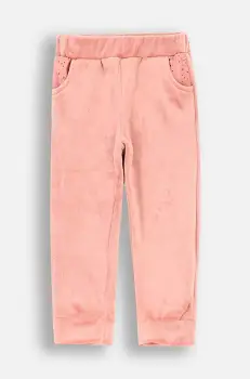 Coccodrillo pantaloni bebe culoarea roz, neted, FLOWERS GIRL NEWBORN imagine