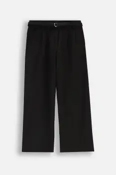 Coccodrillo pantaloni copii culoarea negru, uni, BACK TO SCHOOL GIRL imagine