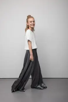 Coccodrillo pantaloni copii culoarea roz, uni, ELEGANT PARTY GIRL imagine