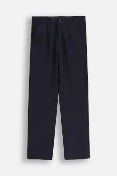 Coccodrillo pantaloni culoarea bleumarin, uni, BACK TO SCHOOL BOY imagine