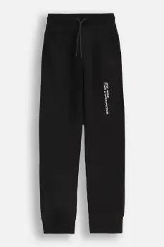 Coccodrillo pantaloni de trening culoarea negru, uni, CITY RACING BOY JUNIOR imagine