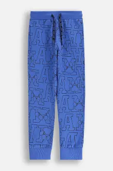 Coccodrillo pantaloni de trening din bumbac pentru copii cu imprimeu, ACADEMY BOY KIDS imagine