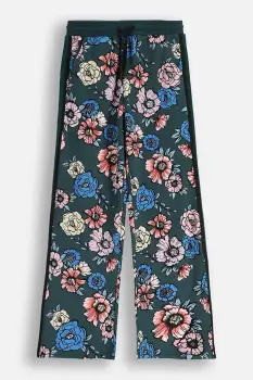 Coccodrillo pantaloni de trening din bumbac pentru copii culoarea verde, cu imprimeu, FABOLOUS GIRL JUNIOR imagine