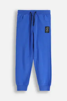 Coccodrillo pantaloni de trening din bumbac pentru copii uni, EVERYDAY BOY A imagine
