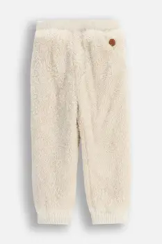 Coccodrillo pantaloni de trening din fleece pentru copii culoare bej neted PRIETENII PADURII BAIET NOU-NASCUT imagine