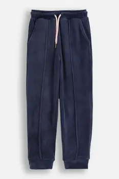 Coccodrillo pantaloni de trening pentru copii culoarea bleumarin, uni, FROSTING PUDDLE GIRL KIDS imagine