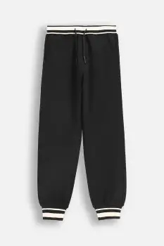 Coccodrillo pantaloni de trening pentru copii culoarea negru, cu imprimeu, EVERYDAY BOY A imagine