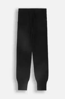 Coccodrillo pantaloni de trening pentru copii culoarea negru, neted, MYSTIC NATURE GIRL JUNIOR imagine