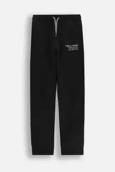 Coccodrillo pantaloni de trening pentru copii culoarea negru, uni, EVERYDAY BOY imagine