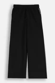Coccodrillo pantaloni de trening pentru copii culoarea negru, uni, FABOLOUS GIRL JUNIOR imagine