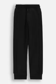 Coccodrillo pantaloni de trening pentru copii culoarea negru, uni, YETI BOY JUNIOR imagine