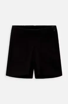 Coccodrillo pantaloni scurti copii culoarea negru, neted, BACK TO SCHOOL GIRL imagine