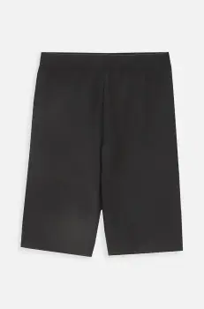 Coccodrillo pantaloni scurti copii culoarea negru, uni, Basic Girl imagine