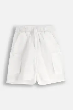 Coccodrillo pantaloni scurti culoarea alb, talie reglabila, HOLIDAY SPLASH GIRL JUNIOR imagine