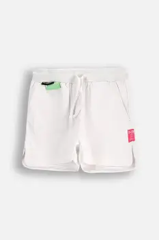 Coccodrillo pantaloni scurti culoarea alb, talie reglabila, INSIDE OCEAN GIRL JUNIOR imagine