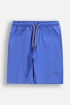 Coccodrillo pantaloni scurti culoarea bleumarin, talie reglabila, IN THE SUN BOY KIDS imagine