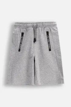 Coccodrillo pantaloni scurti culoarea gri, talie reglabila, IN THE SUN BOY JUNIOR imagine