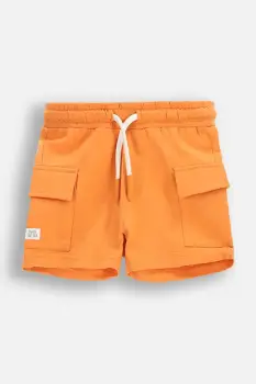 Coccodrillo pantaloni scurti culoarea portocaliu, talie reglabila, HOLIDAY SPLASH BOY NEWBORN imagine