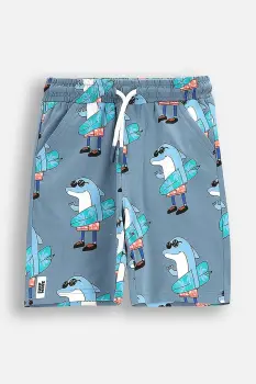 Coccodrillo pantaloni scurti din bumbac pentru copii talie reglabila, HOLIDAY SPLASH BOY KIDS imagine