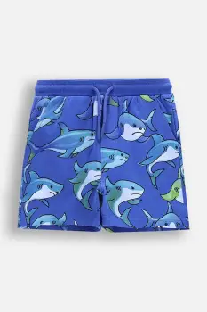 Coccodrillo pantaloni scurti din bumbac talie reglabila, IN THE SUN BOY KIDS imagine