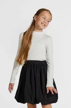 Coccodrillo pulover copii culoarea alb, light, ELEGANT PARTY GIRL imagine