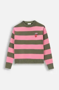 Coccodrillo pulover copii culoarea roz, light, MYSTIC NATURE GIRL JUNIOR imagine