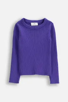 Coccodrillo pulover copii culoarea violet, light, RAVE GIRL KIDS imagine