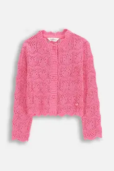 Coccodrillo pulover culoarea roz, light, FLOWER PARADISE GIRL KIDS imagine