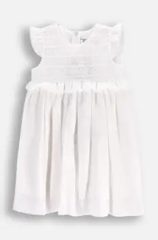 Coccodrillo rochie bebe culoarea bej, mini, drept, ELEGANT BABY GIRL imagine