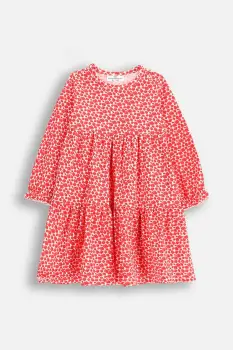 Coccodrillo rochie bebe culoarea bej, mini, evazata, NOSTALGIC MEADOW GIRL NEWBORN imagine