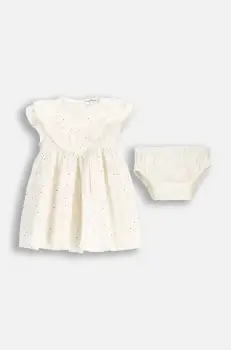 Coccodrillo rochie culoarea bej, mini, evazati, ELEGANT BABY GIRL imagine