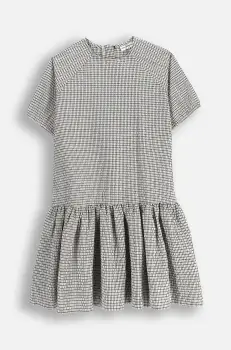 Coccodrillo rochie fete culoarea gri, mini, evazati, DREAM DIARIES GIRL JUNIOR imagine