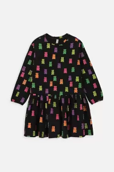Coccodrillo rochie fete culoarea negru, mini, evazati imagine