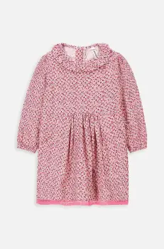 Coccodrillo rochie fete culoarea roz, mini, evazati imagine