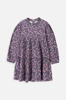 Coccodrillo rochie fete culoarea violet, mini, evazati imagine