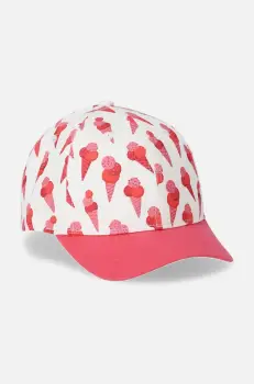 Coccodrillo sapca culoarea alb, cu imprimeu, ACCESSORIES SUMMER GIRL imagine