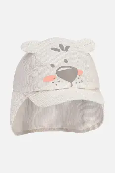 Coccodrillo sapca de baseball pentru copii culoarea bej, cu imprimeu, ACCESSORIES SUMMER BOY imagine