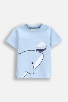 Coccodrillo tricou bebe cu imprimeu, HOLIDAY SPLASH BOY NEWBORN imagine