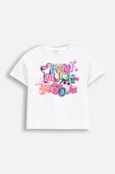 Coccodrillo tricou copii culoarea alb, COSMIC GIRL KIDS imagine