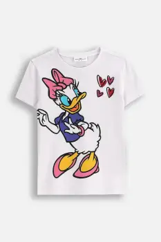 Coccodrillo tricou copii culoarea alb, LICENCE GIRL imagine