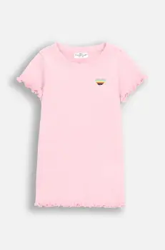 Coccodrillo tricou copii culoarea roz, COSMIC GIRL KIDS imagine